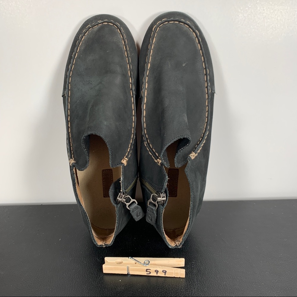 Olukai Wali Leather Zip Booties Womens 8 Black - Picture 4 of 10